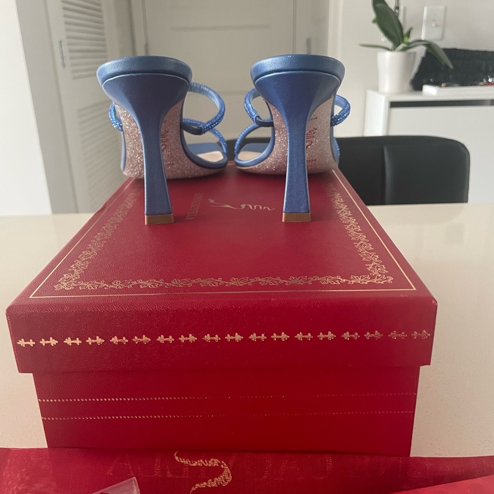 SOLD Rene Caovilla Bessie Crystal Sandals - Picture 4 of 11